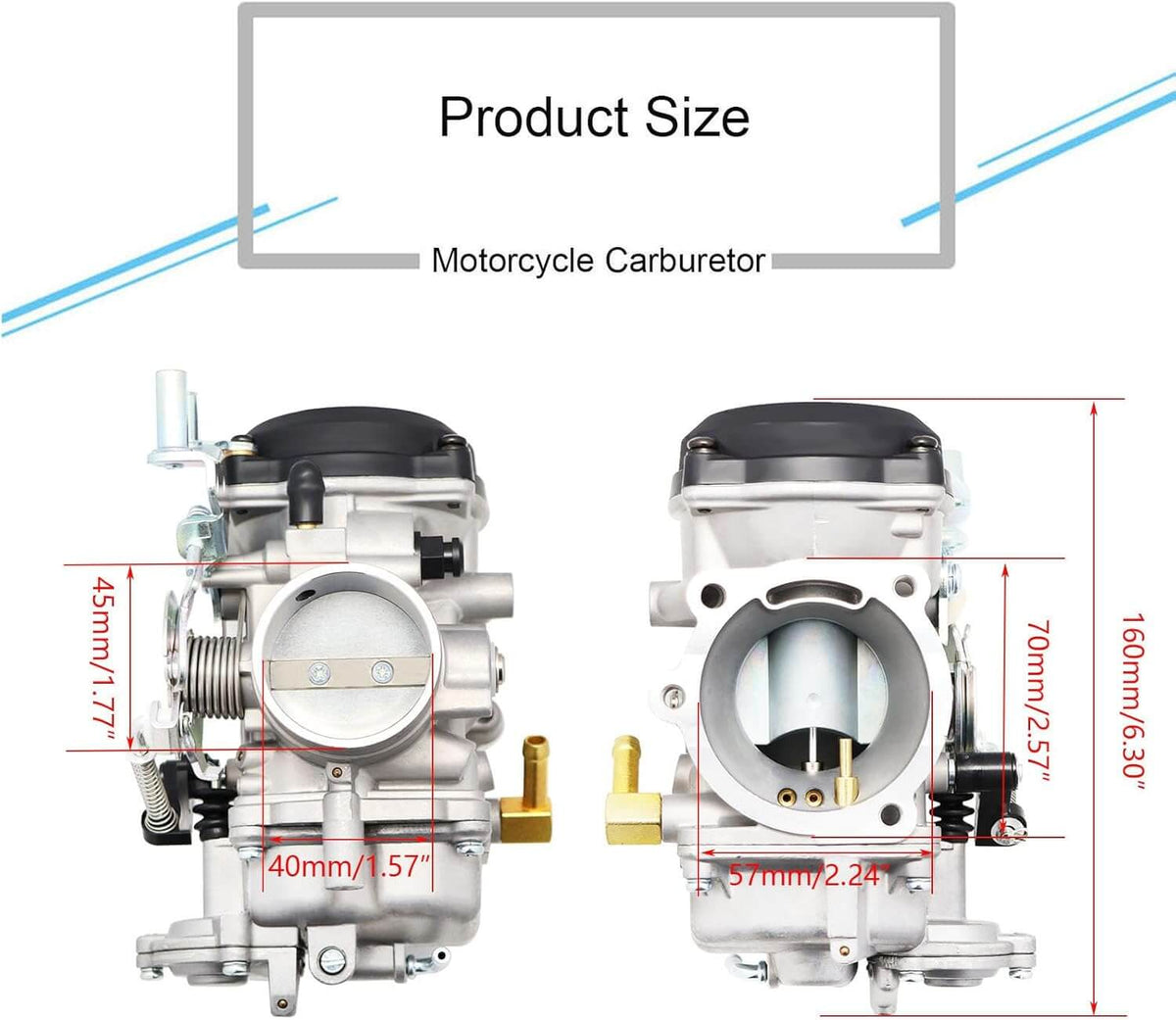 Sportster carburetor for 1988 to 2006 models