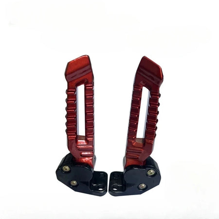 Strong aluminum passenger footrest for 125cc scooters