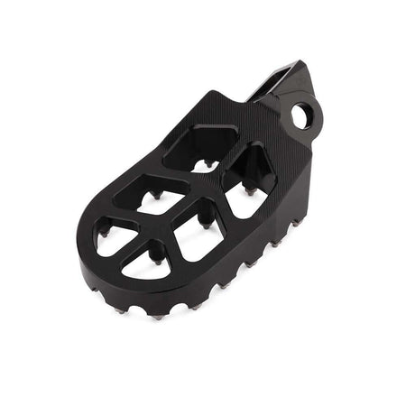 Strong grip dirt bike foot pegs for off road riding stability