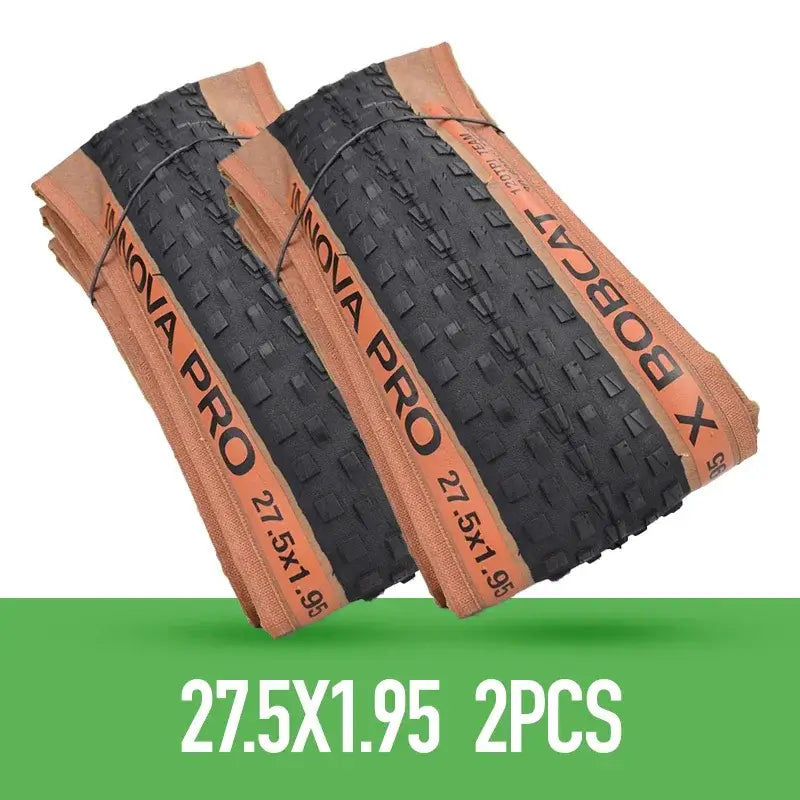 Strong tread mountain bike tire for dirt and gravel roads