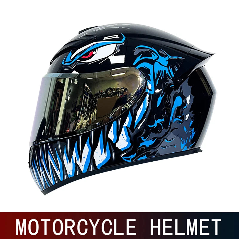 cool full face motorcycle helmets ACH-1 | Air Conditioned Helmet minimizing both lift and turbulence for a Favoto Full Face Motorcycle Helmet
