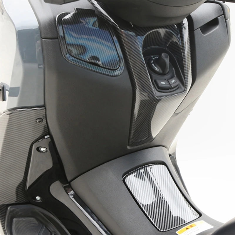 Stylish carbon fiber shell for motorcycle frame