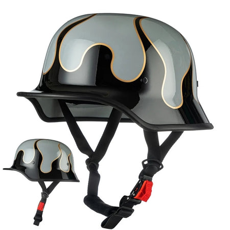 Summer ventilation open face helmet with cooling airflow design
