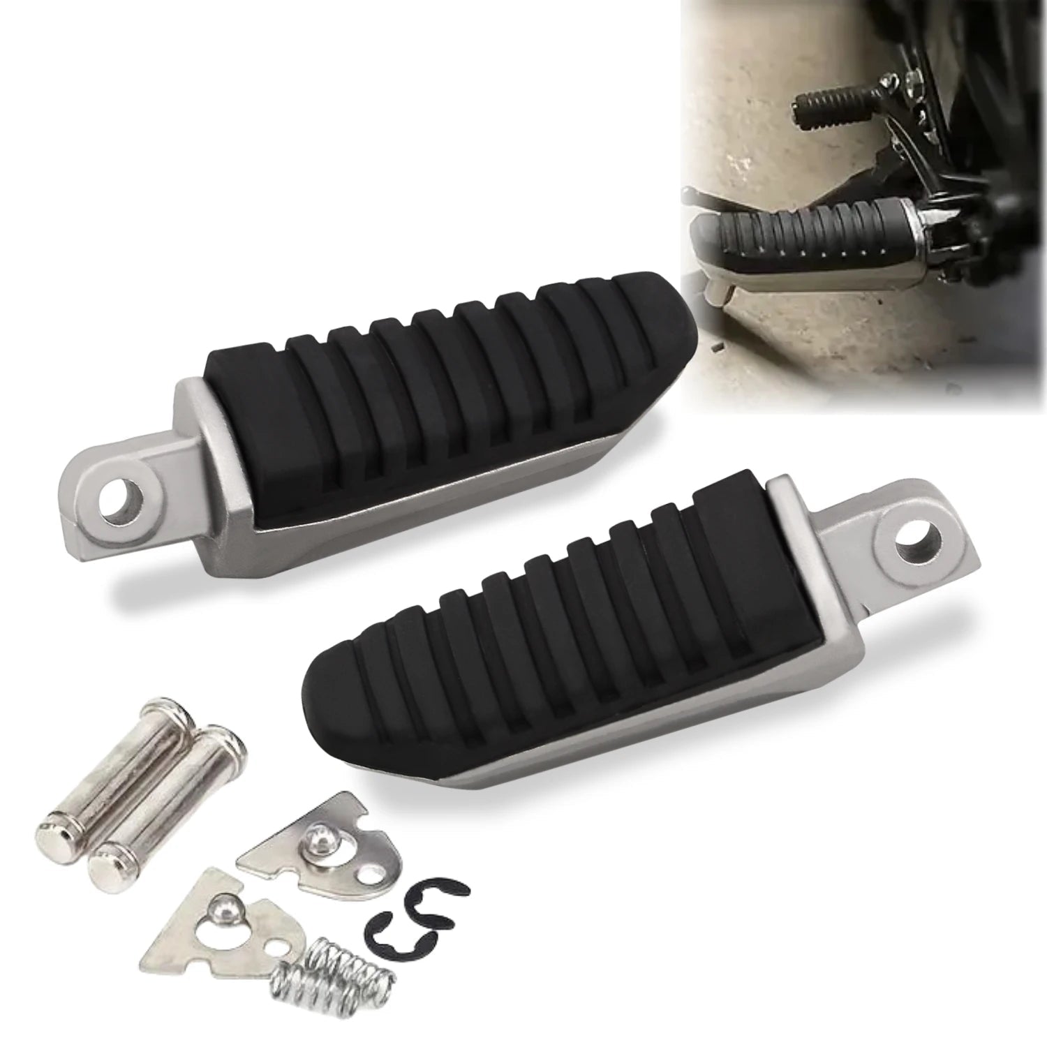 Suzuki motorcycle passenger rear footpeg aluminum alloy footrest