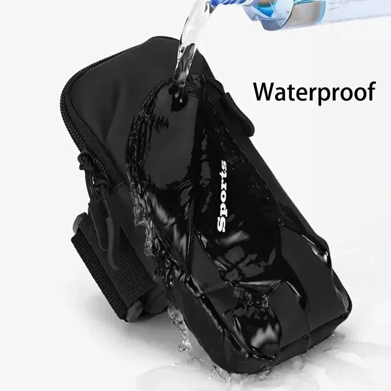 Sweat-Resistant Exercise Phone Holder with Adjustable Arm Strap
