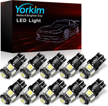 T10 194 LED interior light bulbs