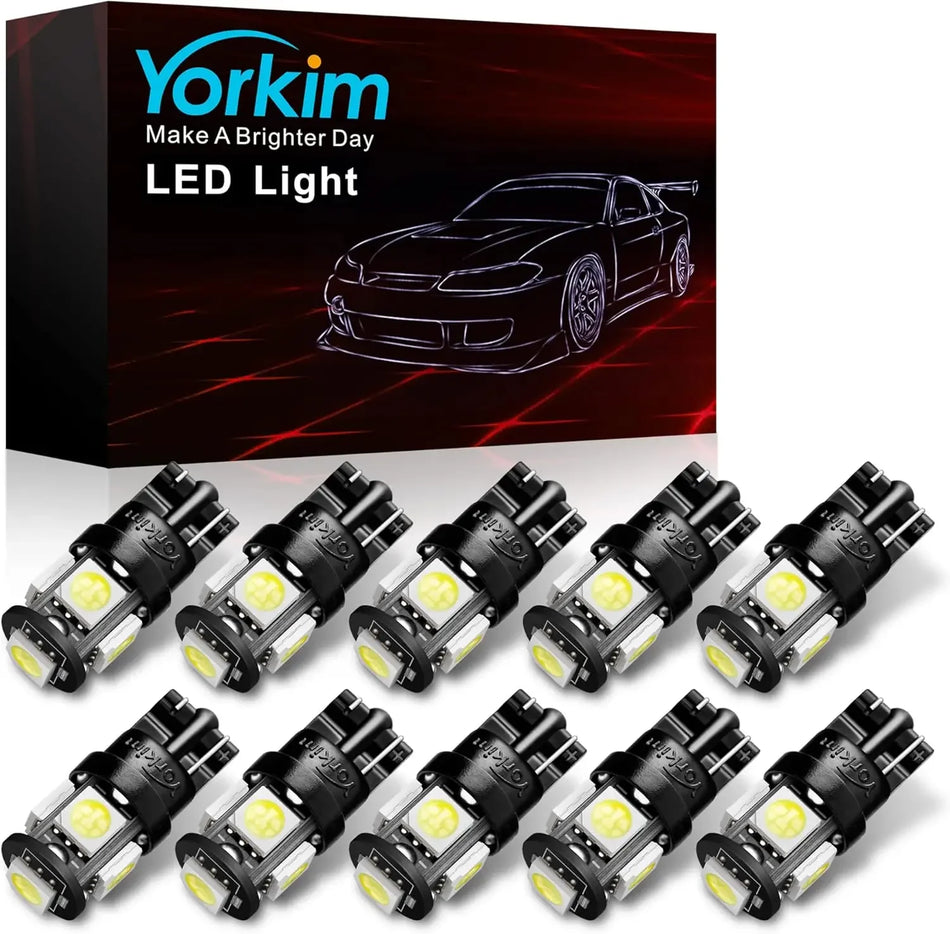 T10 194 LED interior light bulbs