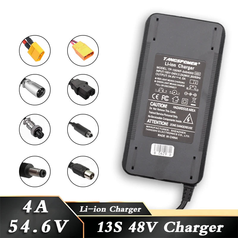 TANGSPOWER 54.6V 4A smart charger