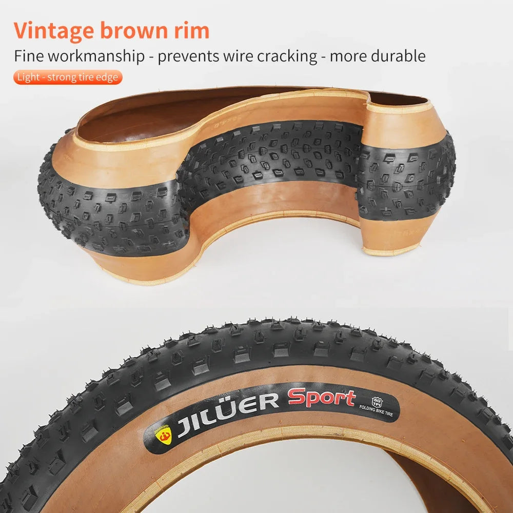 TANKE durable fat bike tire for all-terrain riding conditions