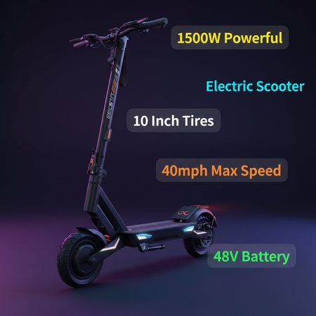 TOURSOR X14 Electric Scooter with 14 Inch Off-Road Tires