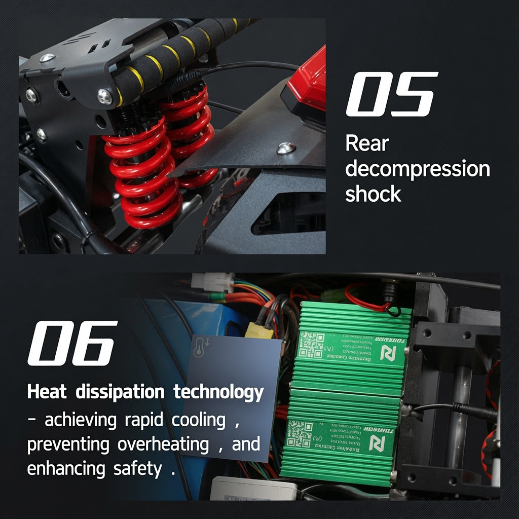 TOURSOR X14 Powerful Off-Road Scooter with 8000W Output