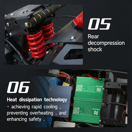 TOURSOR X14 Powerful Off-Road Scooter with 8000W Output