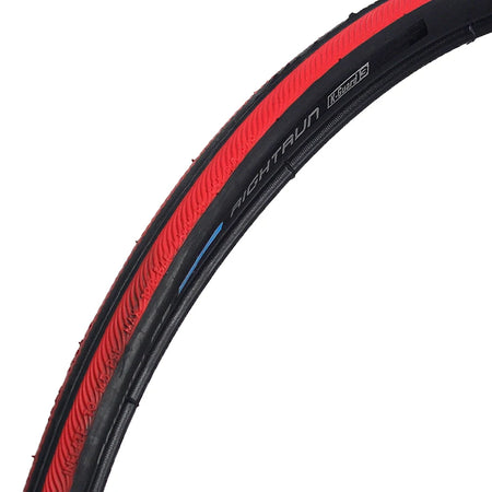 Technical specifications label for Schwalbe RightRun tire