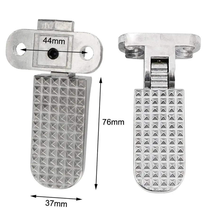 Textured surface bicycle foot pegs for better grip