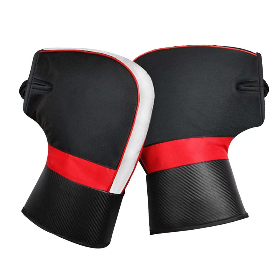 Thick plush lined handlebar gloves for extreme winter warmth