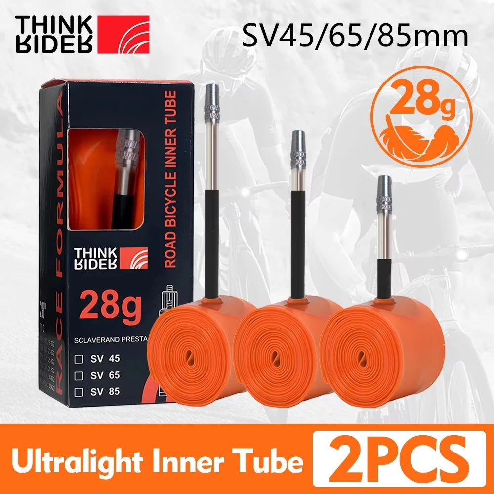 ThinkRider 2PCS Ultralight TPU Inner Tubes 700x18-28C Front View