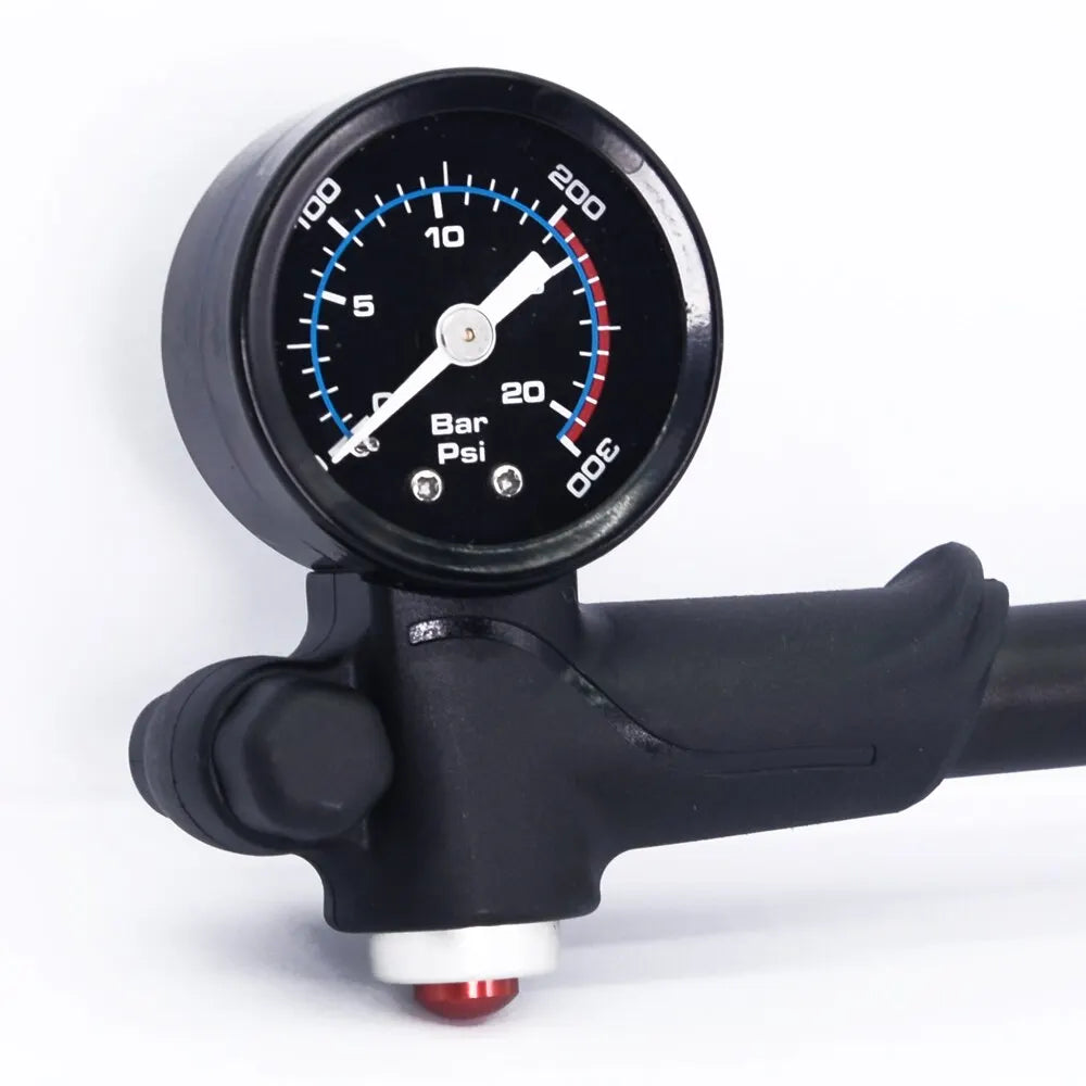 ThinkRider shock pump with built in gauge