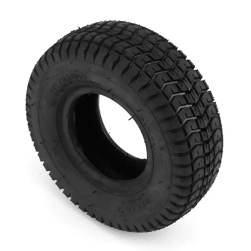 Tire tread pattern detail