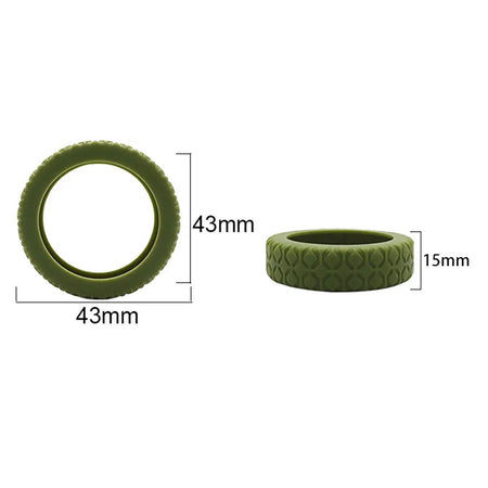 Travel accessories silicone wheel protectors for suitcases