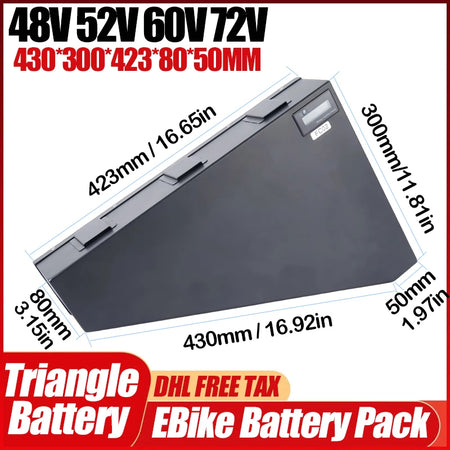 Triangle Li-Ion E-Bike Battery Pack