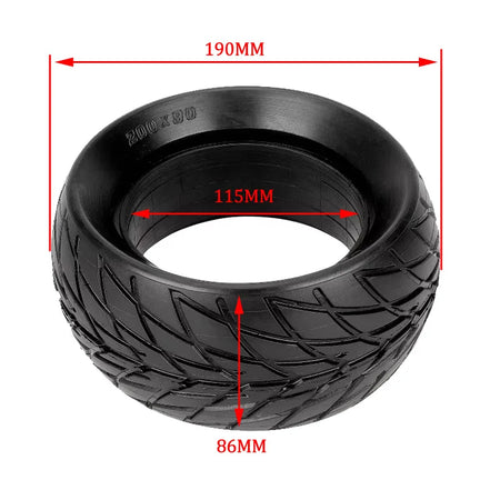  8 Inch Solid Tire 200x90 for ZERO 8X SPEEDUAL Mini Electric Scooter
