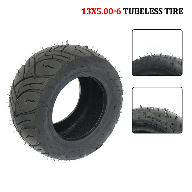  Tubeless Tyre Universal 13x5.00-6 for Electric Scooters