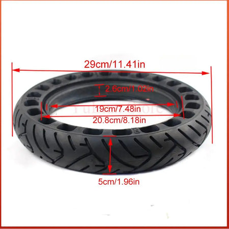   12x2.0 Honeycomb Solid Wheel Tire for Hoverboard