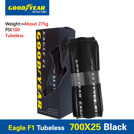   Goodyear Eagle F1 Supersport 700x28C Tubeless/Tube Road Bike Tire