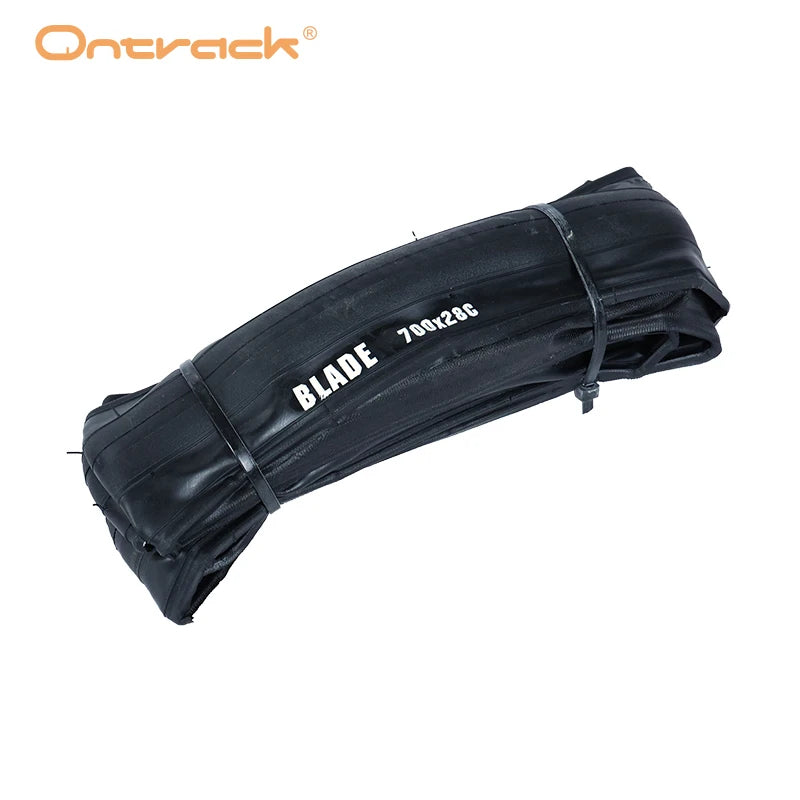   Ontrack Folded Tire Road 700X25C 28C Blade 30Tpi Skin Wall Black