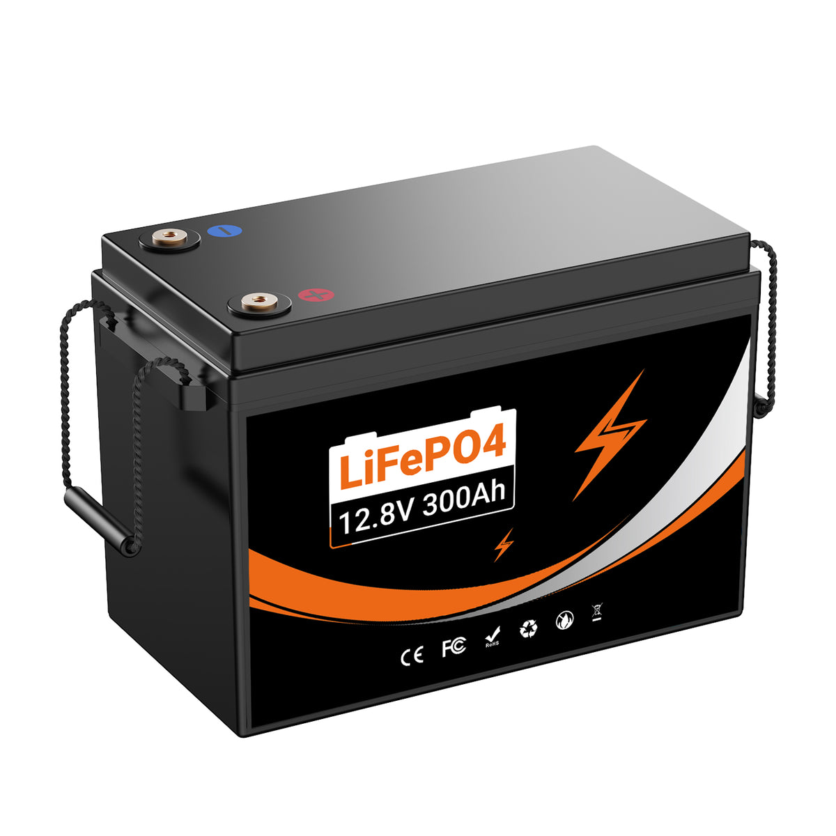 U204 12V 280Ah LiFePO4 Lithium Battery Front View