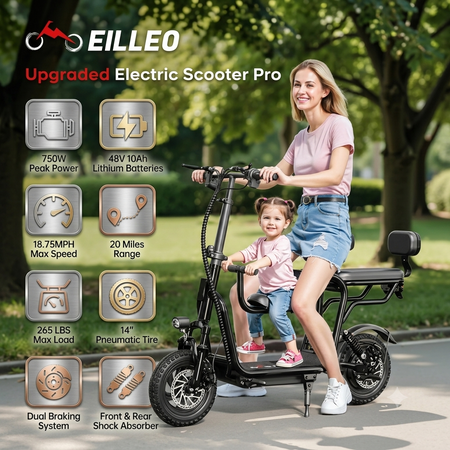 UL Certified Electric Scooter Designed for Safe Urban Transportation