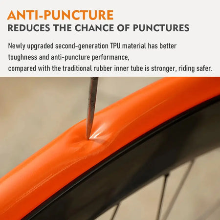Ultralight TPU Bicycle Inner Tube for 700x18-28C Tires