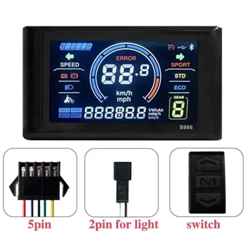 Universal-24V-72V-Electric-Scooter-Speedometer