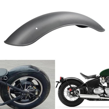 Universal-Metal-Motorcycle-Front-Fender-Mudguard-Silver