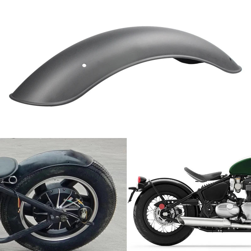 Universal-Metal-Motorcycle-Front-Fender-Mudguard-Silver