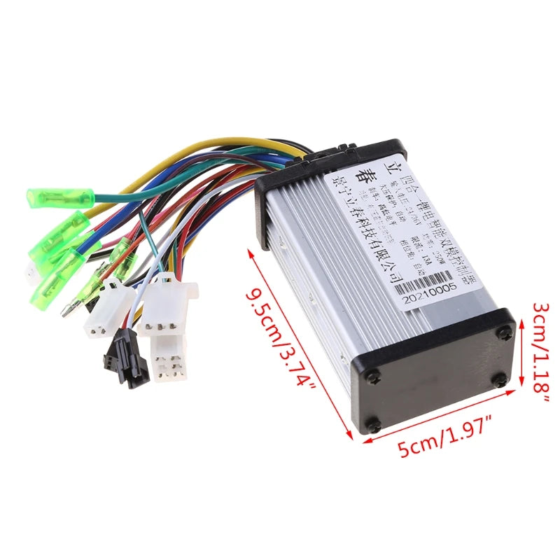 Universal 250W DC Brushless Regulator for Electric Scooters