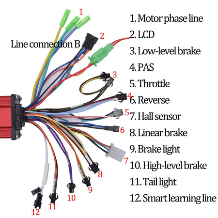 Universal 36V 60V electric scooter controller 2000W