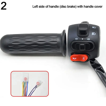 Universal 5th Gen EV handlebar control unit with premium ABS finish