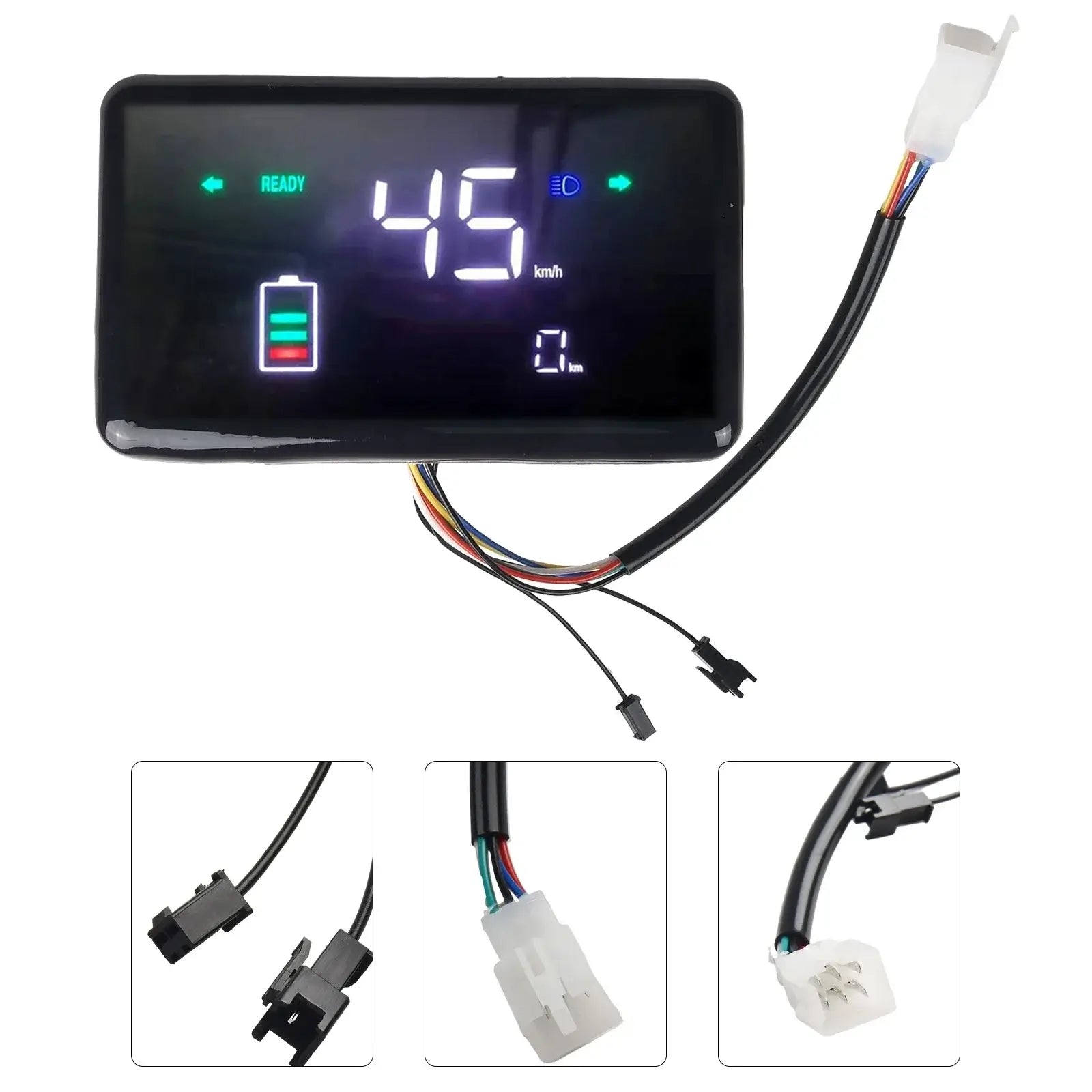 Universal Electric Vehicle LED Speedometer 48V-72V