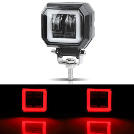 Universal LED auxiliary light for bike and scooter