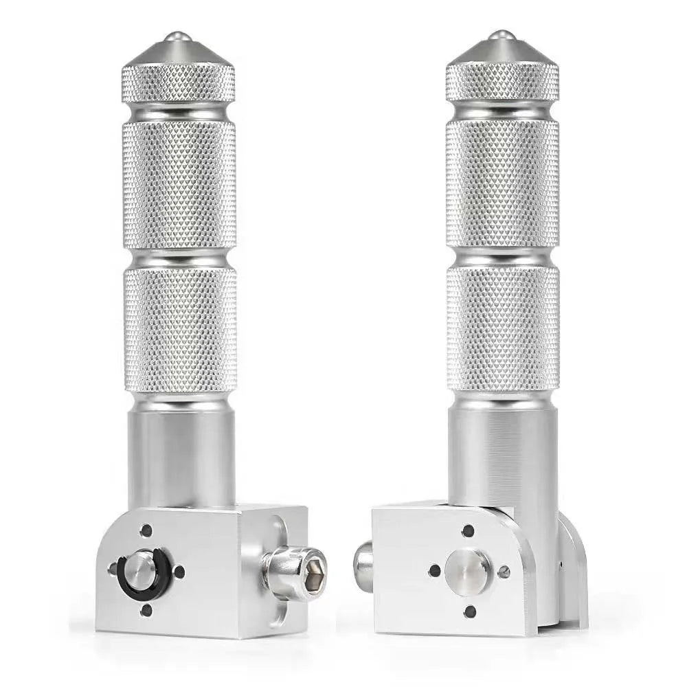 Universal aluminum footrest pedals for electric vehicles