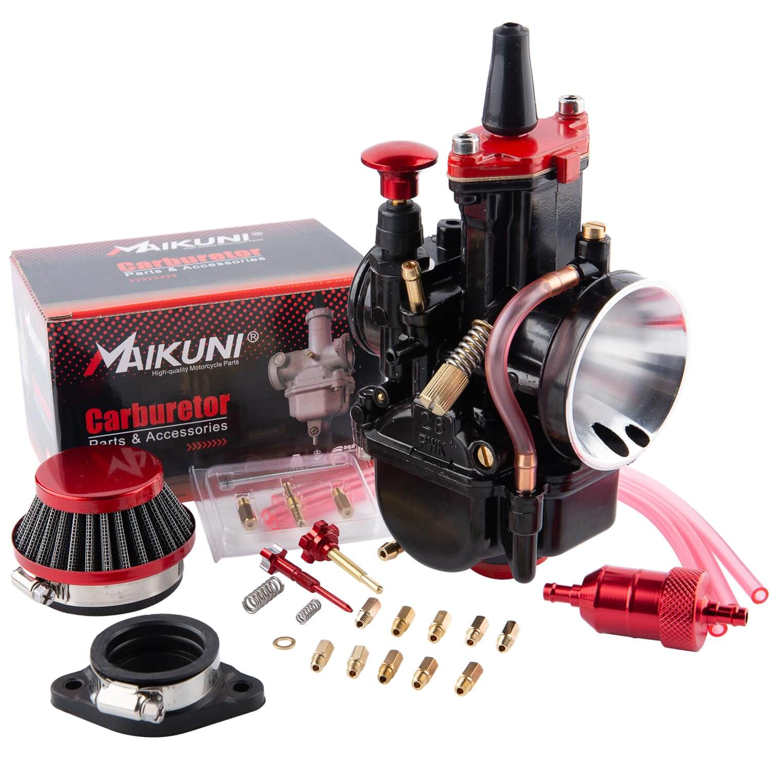 Universal carburetor for small engine bikes