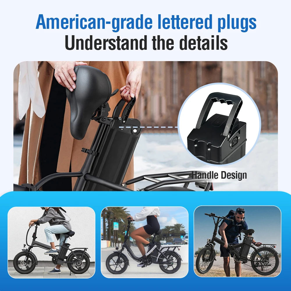 Universal electric bike battery replacement for Haiba models