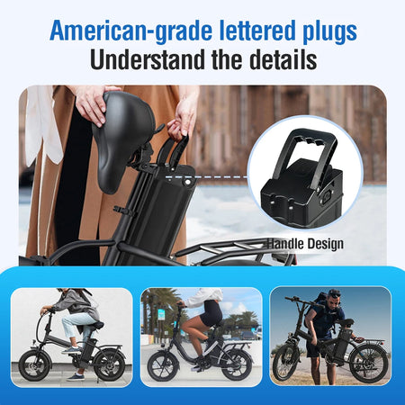 Universal electric bike battery replacement for Haiba models