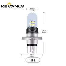 Universal fit LED motorcycle headlamp bulb