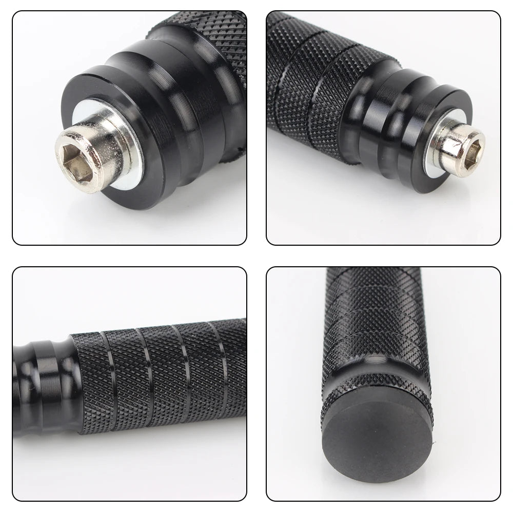Universal motorcycle rearset footrest replacement pegs