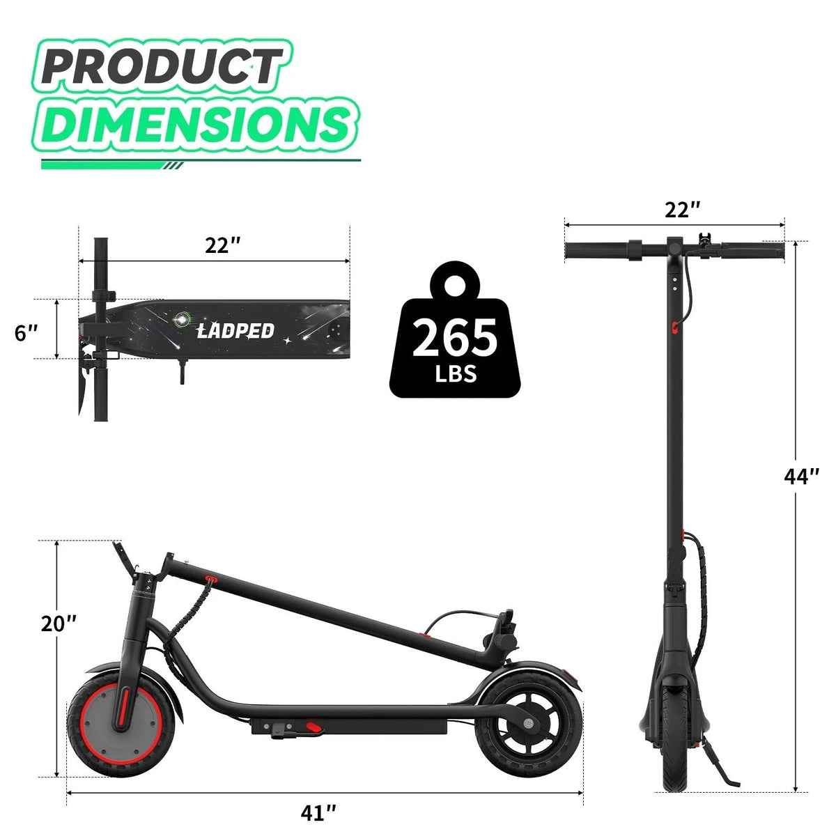 Urban city commute electric scooter perfect for short distance travel and mobility