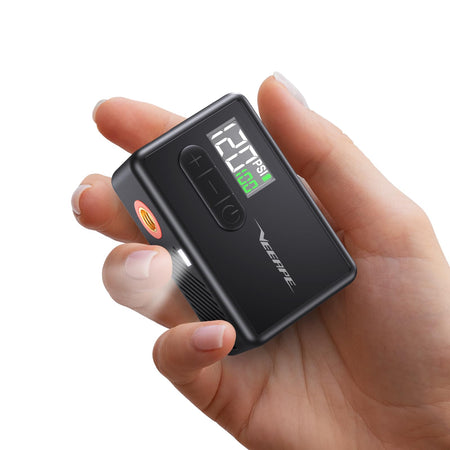 VEEAPE mini electric bicycle pump portable inflator