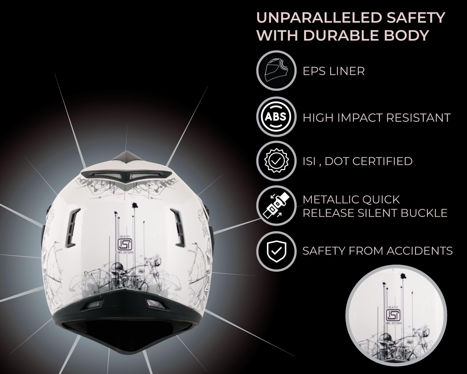 Vega motocross riding helmet