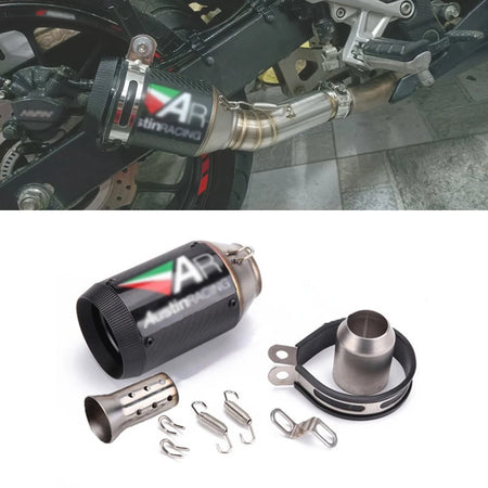   51mm Motorcycle Exhaust Muffler Silencer for NINJA400, Yamaha R1/R3/R6, Z900, CBR600, ADV750